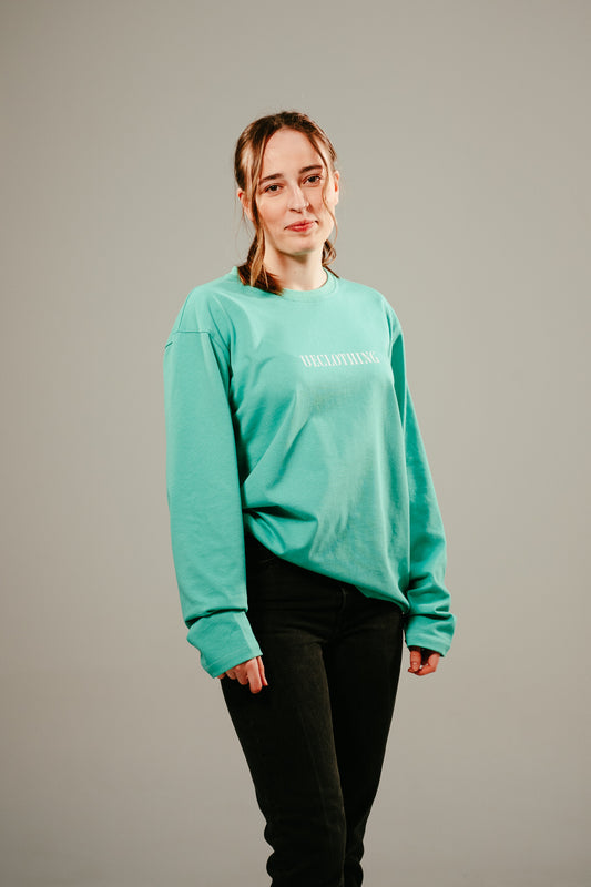 Longsleeve "S1 Homage" turquoise