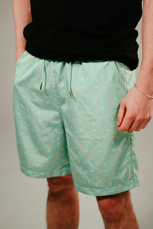 Badehose "anniversary" green