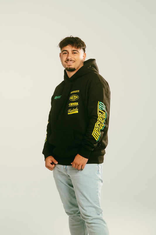 Hoodie "ue racing" black