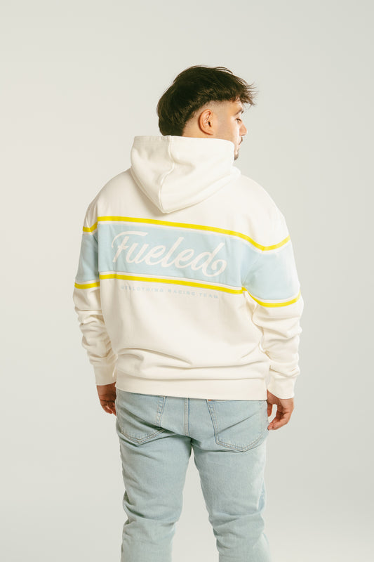 Hoodie "fueled" white