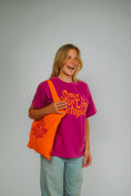 Bild in Galerie-Betrachter laden, Tote Bag "once upon a time" orange