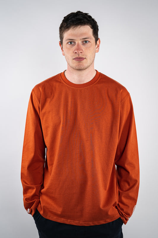 Longsleeve "Arising" orange