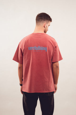 Shirt "uenlimited" washed red