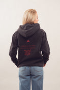 Load image into Gallery viewer, Hoodie "in concert" washed black
