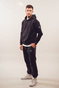 Load image into Gallery viewer, Hoodie "Sweat Set" washed black
