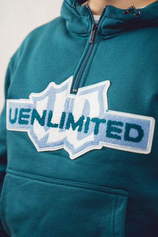Half Zip "uenlimited" green