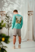 Load image into Gallery viewer, Longsleeve "S1 Homage" turquoise
