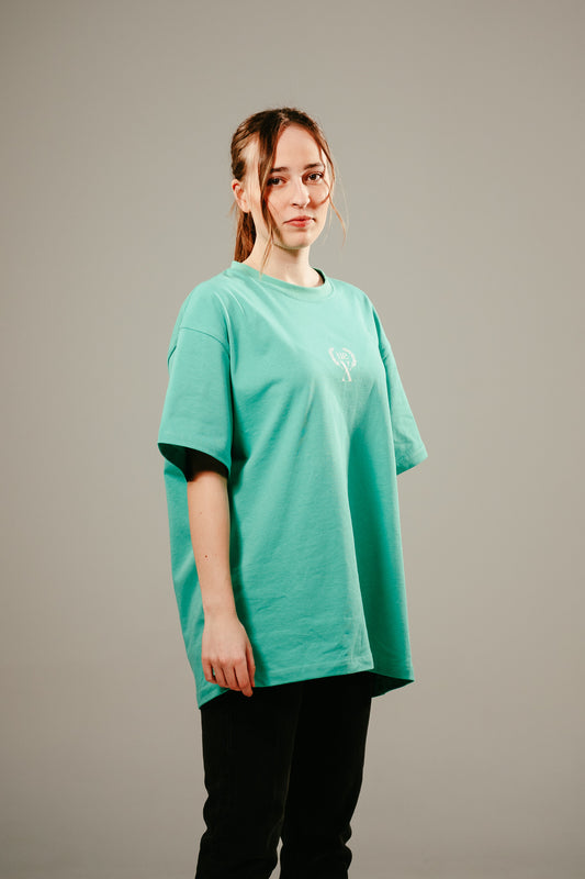 Shirt "anniversary" turquoise