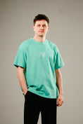 Load image into Gallery viewer, Shirt "anniversary" turquoise
