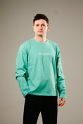 Load image into Gallery viewer, Longsleeve "S1 Homage" turquoise
