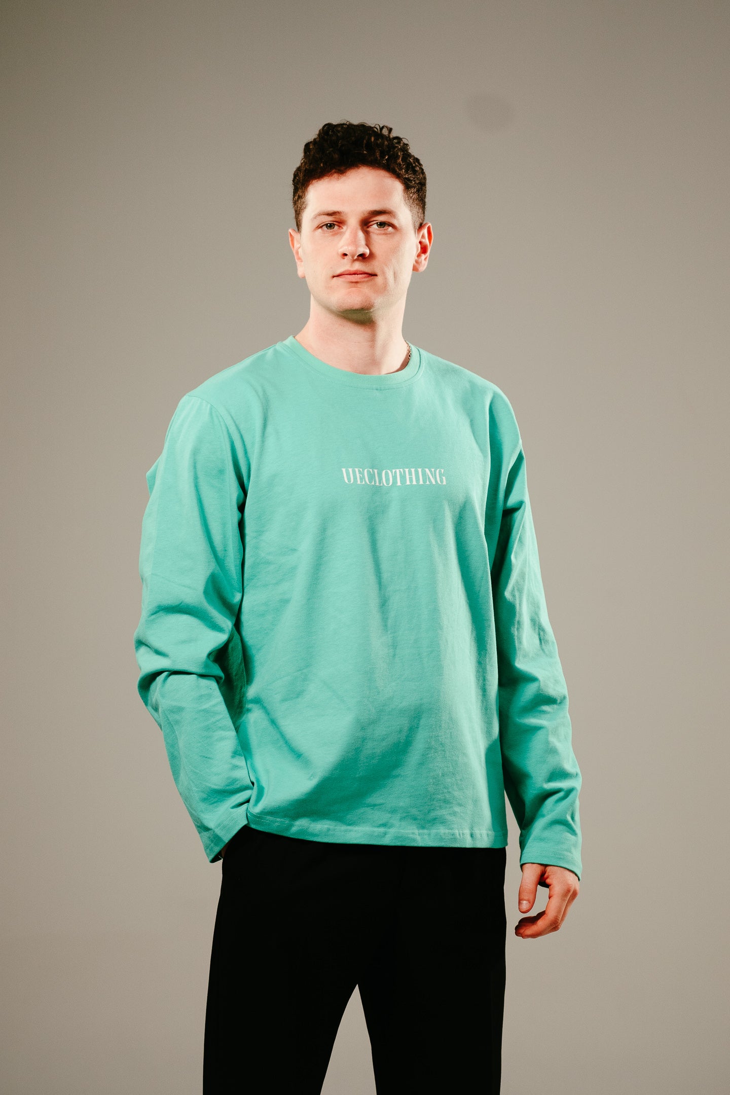Longsleeve "S1 Homage" turquoise