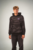 Load image into Gallery viewer, Hoodie "angles" black
