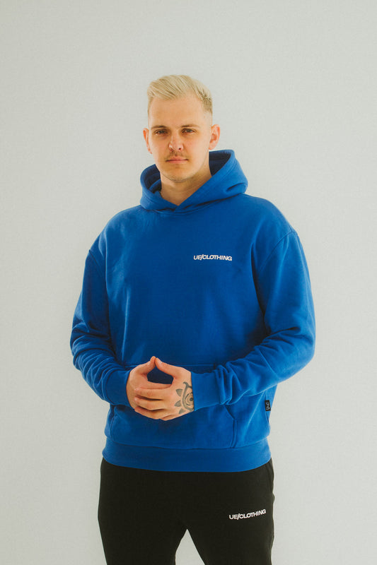 Hoodie "19degrees" marine blue