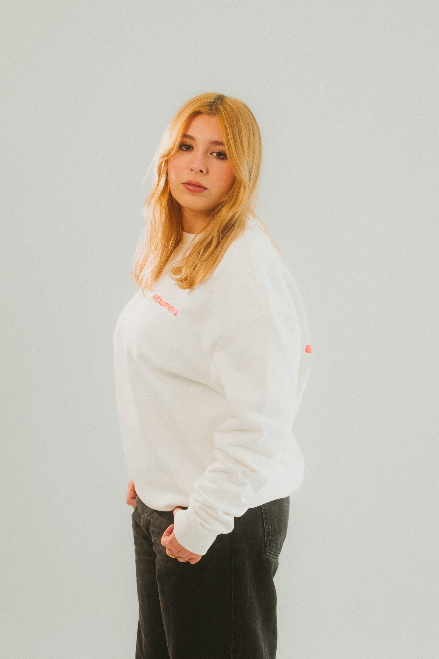 Crewneck "19degrees" white
