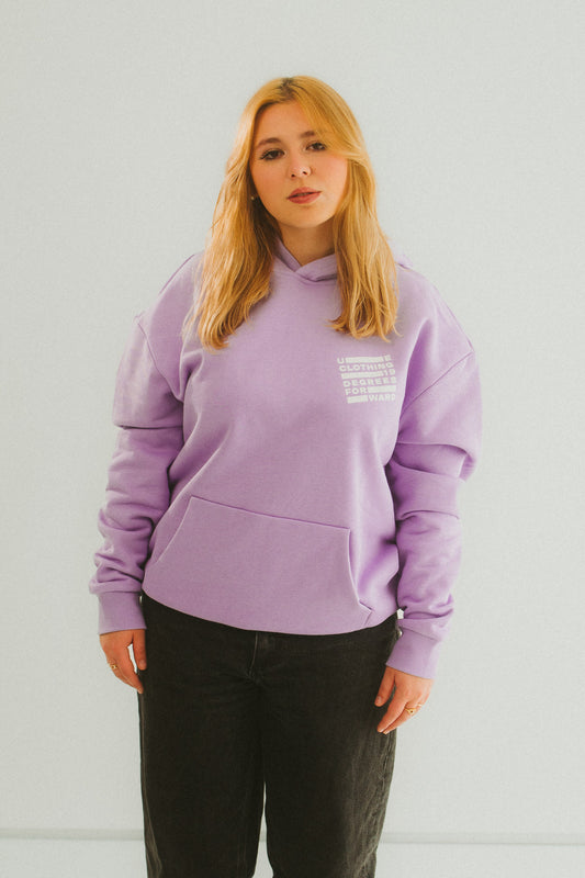 Hoodie "19degrees" rose