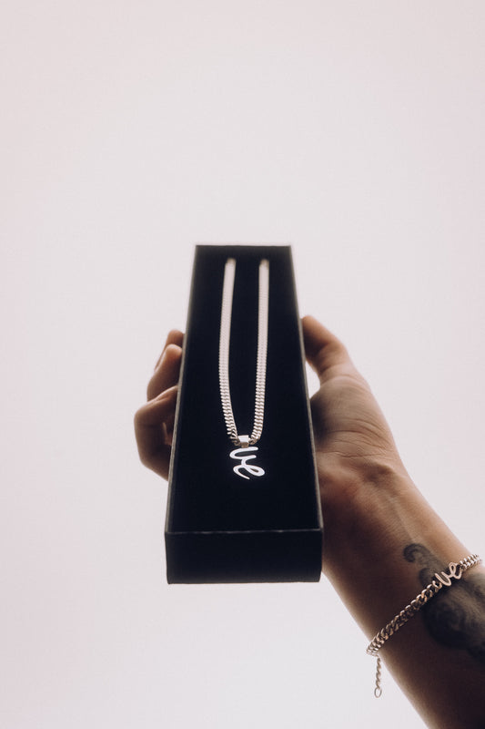 Chain Tag "ue" 925 Silver