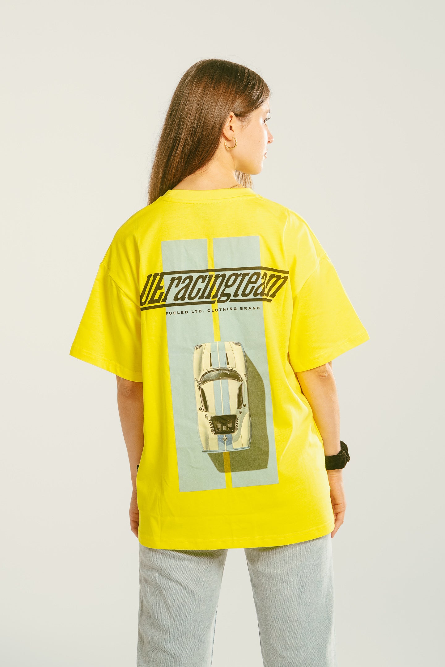Shirt "ue racing team" yellow