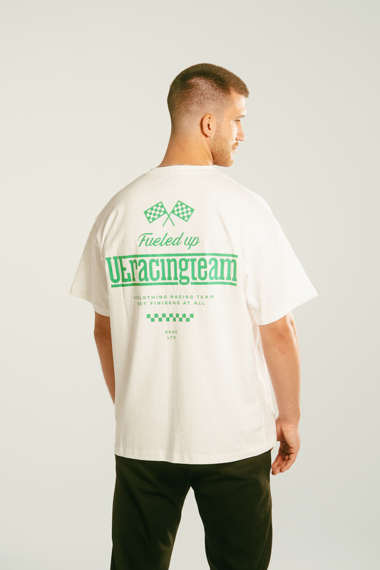 Shirt "ue racing team" white
