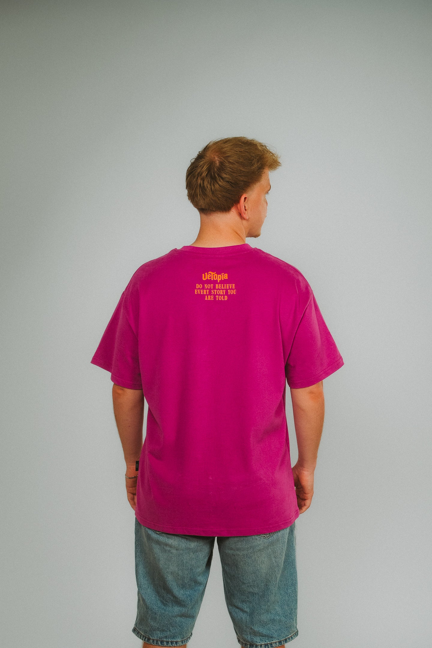 Shirt "once upon a time" purple