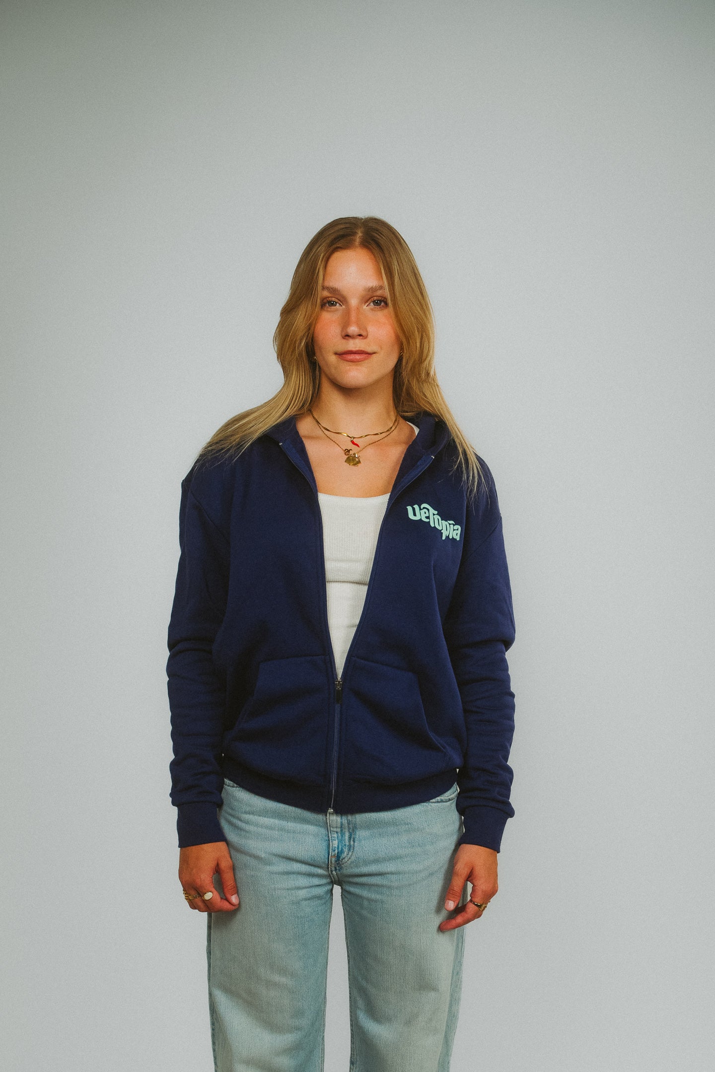 Zipper "once upon a time" marine