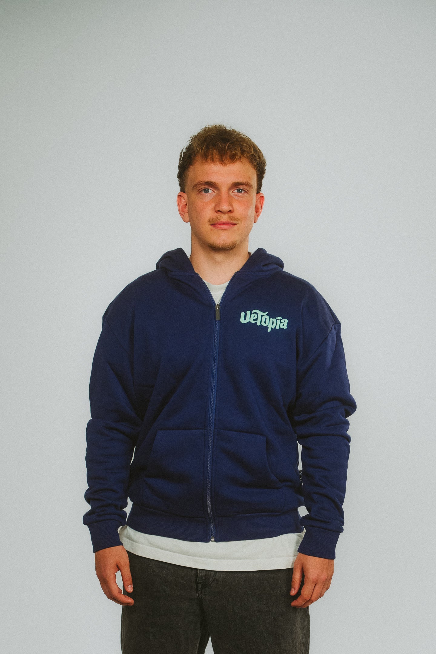 Zipper "once upon a time" marine