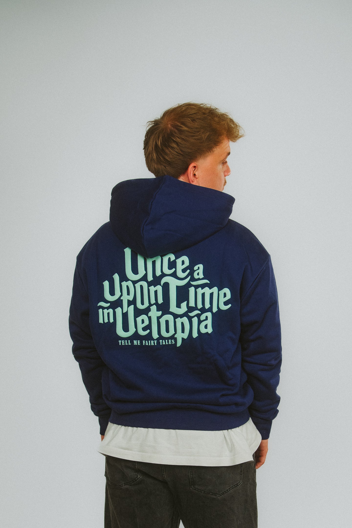 Zipper "once upon a time" marine