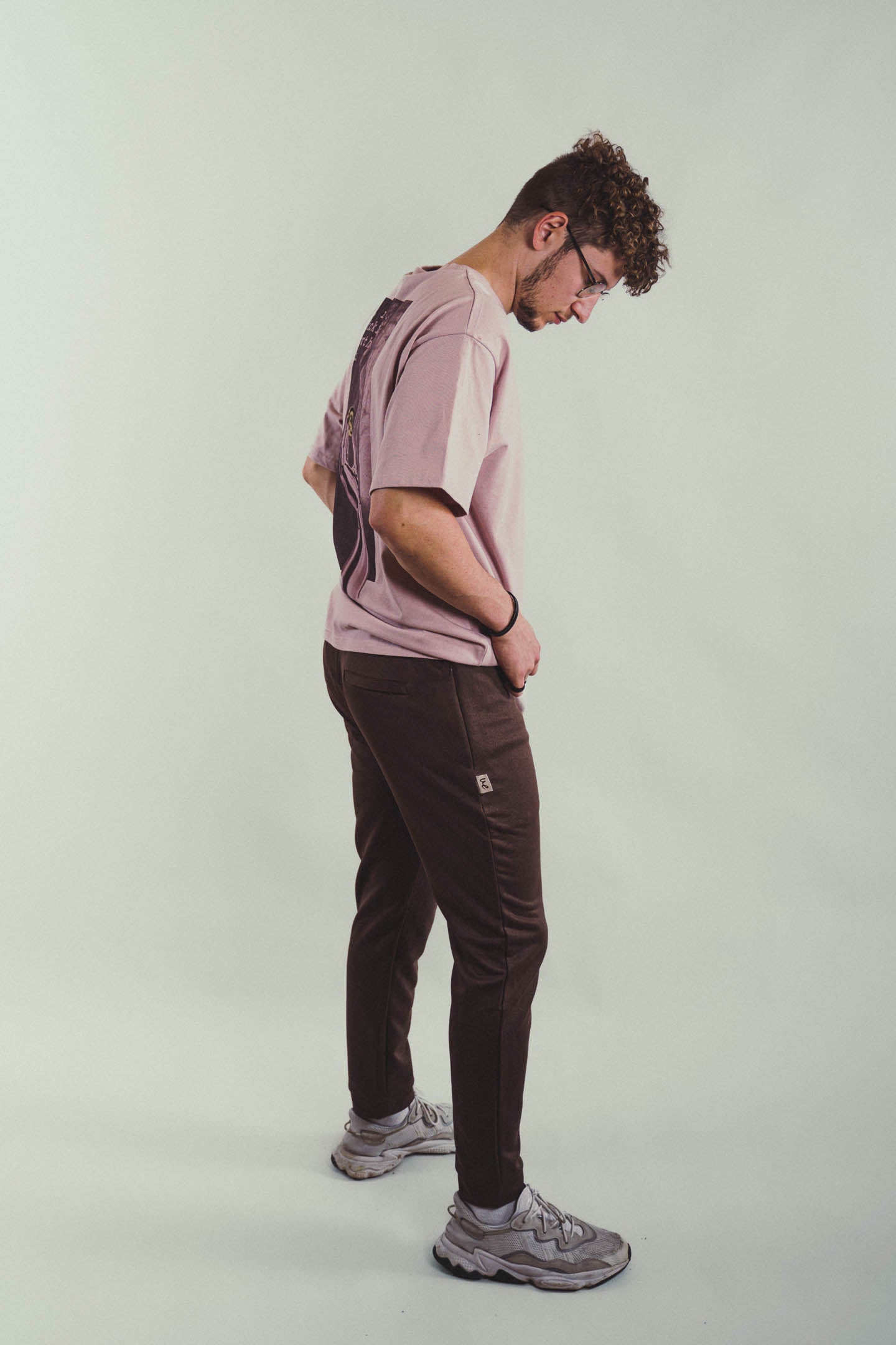 Jogger Pants "Statements" brown